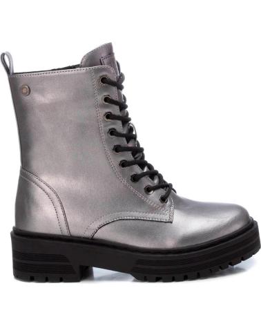 Botas de Mujer REFRESH 172081 BOTAS MILITARES METALIZADAS DE MUJER PLOMO