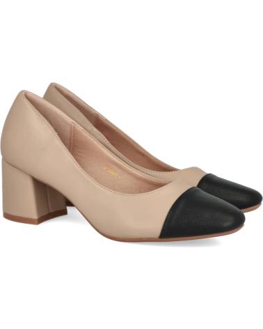 Zapatos de tacón L&R SHOES  per Donna LR SHOES BL2596-1 ZAPATOS DE TACON PARA MUJER  NEGRO-BEIGE