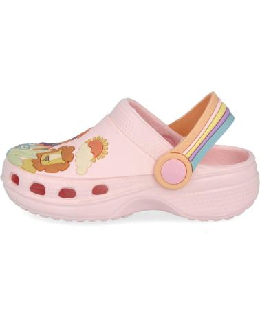 Tongs L&R SHOES  pour Fille LR SHOES SS9398 ZUECOS DE PLAYA PARA BEBE  ROSA