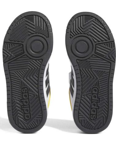 Deportivas ADIDAS  de Niño IF5316 HOOPS LIFESTYLE BASKETBALL HOOK-AND-LOOP SHOES  BLANCO