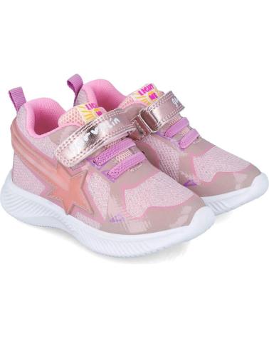 Sportivo GARVALIN  per Bambina 241805-C032 ZAPATILLAS CON LUCES PARA NINA  ROSA