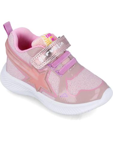 Sportivo GARVALIN  per Bambina 241805-C032 ZAPATILLAS CON LUCES PARA NINA  ROSA