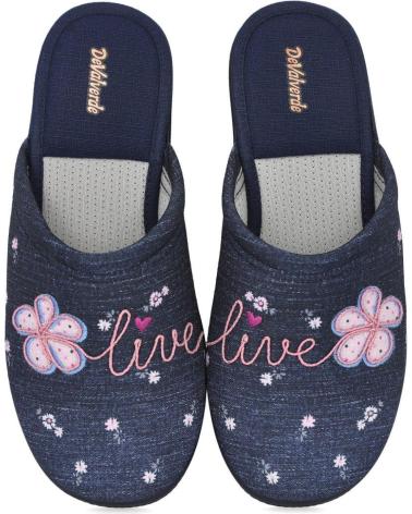 House Slipers De Mujer DEVALVERDE 1556 ZAPATILLAS DE CASA PARA