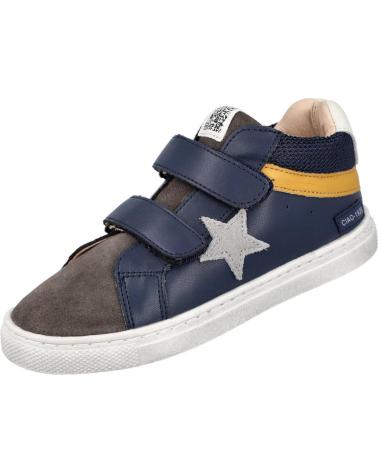 Deportivas L&R SHOES  de Niño LR SHOES C6911-03 ZAPATILLAS CASUAL ALTAS DE NINO  GRIS-AZUL