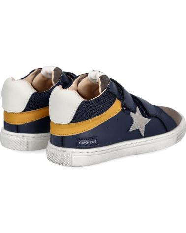 Deportivas L&R SHOES  de Niño LR SHOES C6911-03 ZAPATILLAS CASUAL ALTAS DE NINO  GRIS-AZUL