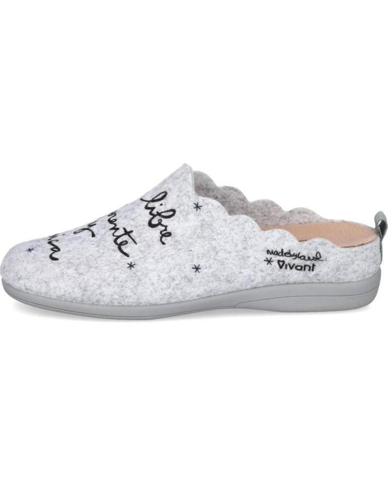 Pantofole De Mujer VIVANT V IL C242145FIGR ZAPATILLAS DE CASA PARA MUJER GRIS