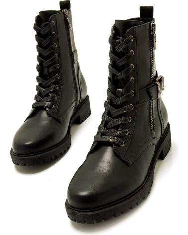 Bottes MTNG  pour Femme 50355 CAMPA BOTINES MILITARES PLANOS DE MUJER  NEGRO