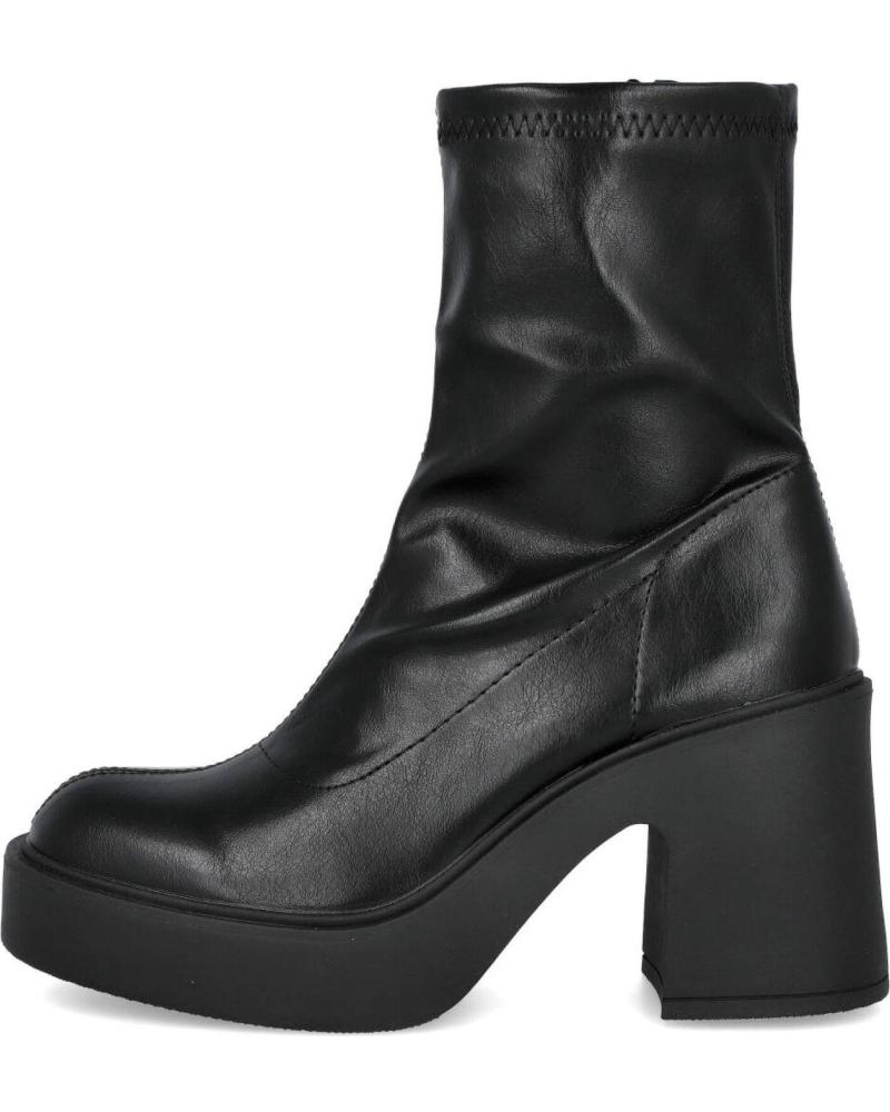 Botas L&R SHOES de Mujer LR SHOES 9528A BOTINES ELASTICOS DE TACON NEGRO Botas L&R SHOES de Mujer LR SHOES 9528A BOTINES ELASTICOS DE TACON NEGRO