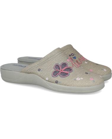 Pantoufles DEVALVERDE  pour Femme 1556 ZAPATILLAS DE CASA PARA MUJER  GRIS