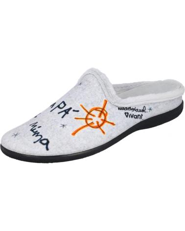 Pantoufles VIVANT  pour Homme V-ST-CV24207INGR ZAPATILLAS DE ESTAR POR CASA DE HOMBRE CON  GRIS