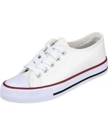Sportif BUBBLE BOBBLE  pour Fille et Garçon BUBBLE KIDS SC830-L ZAPATILLAS DE LONA PARA NINOS  BLANCO