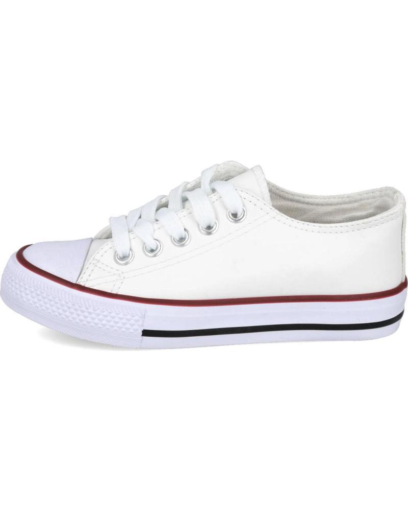 Sportif BUBBLE BOBBLE  pour Fille et Garçon BUBBLE KIDS SC830-L ZAPATILLAS DE LONA PARA NINOS  BLANCO