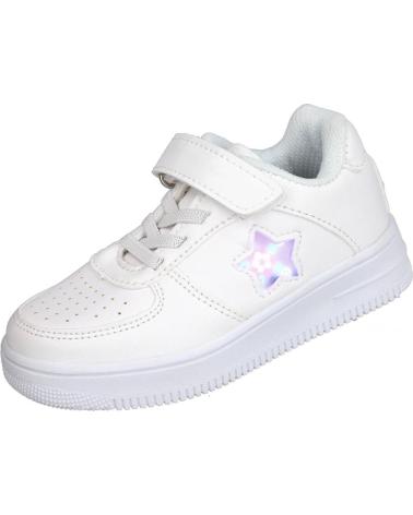 Sportif BUBBLE BOBBLE  pour Fille BUBBLE KIDS C1132 ZAPATILLAS DEPORTIVAS CON LUCES  BLANCO