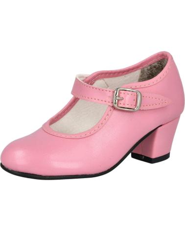 Zapatos L&R SHOES  de Niña LR SHOES 15-COLOR ZAPATOS FLAMENCA  ROSA