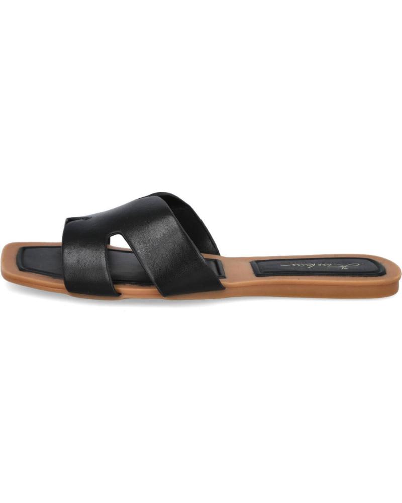 Sandalias BUBBLE BOBBLE  de Mujer M2437 SANDALIAS PLANAS DE PALA PARA MUJER  NEGRO