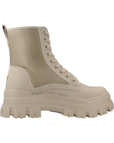 Bottes BUFFALO  pour Femme BOTAS MUJER MODELO ASPHA COM2 LACEUP MID COLOR MARRON  CREAM