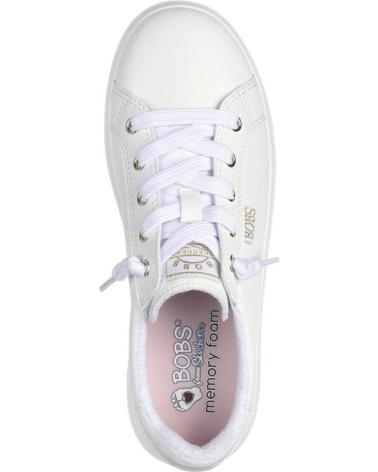 Zapatillas deporte SKECHERS  pour Femme BOBS D´VINE MUJER 114456-WHT BLANCA PIEL  BLANCO