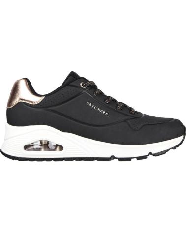 SKECHERS ZAPATILLAS UNO SHIMMER AWAY 155196 NEGRO