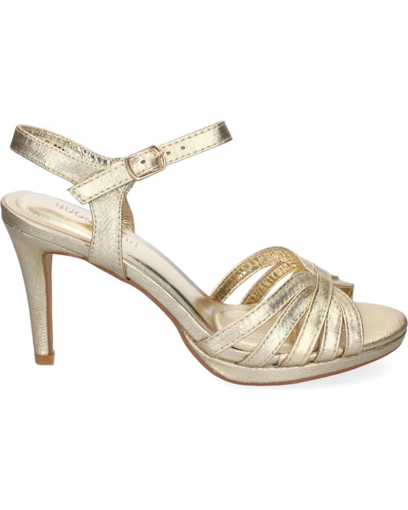 Sandals De Mujer PUNTOSALAO SANDALIAS DORADAS DE TACON MEDIO DE VESTIR PARA MUJER S 2384 VARIOS COLORES