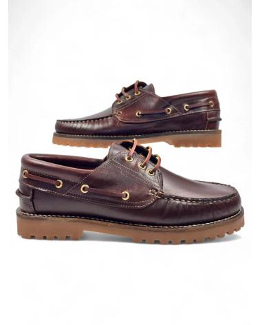 Chaussures TIMBOS  pour Homme ZAPATO NAUTICO DE HOMBRE PIEL MARRON 130638  MARRóN