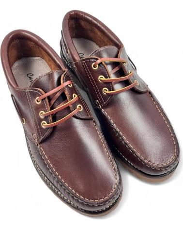 Chaussures TIMBOS  pour Homme ZAPATO NAUTICO DE HOMBRE PIEL MARRON 130638  MARRóN