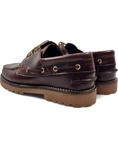 Chaussures TIMBOS  pour Homme ZAPATO NAUTICO DE HOMBRE PIEL MARRON 130638  MARRóN