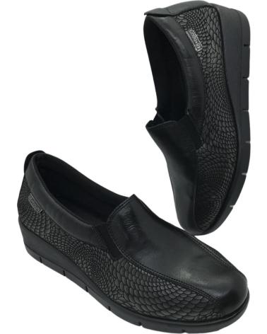 Chaussures 48 HORAS  pour Femme ZAPATO PIEL MUJER 48 HOURS 421113-01  NEGRO