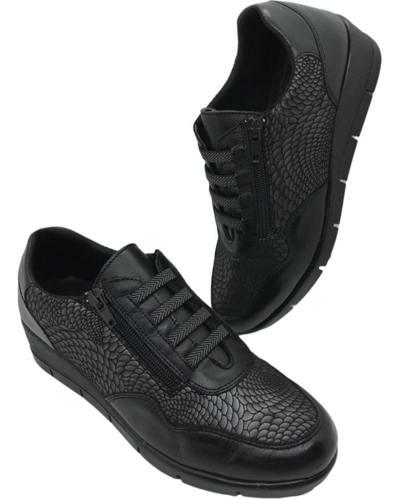 Zapatos De Mujer 48 HORAS ZAPATO PIEL MUJER 48HOURS 421107-01 NEGRO