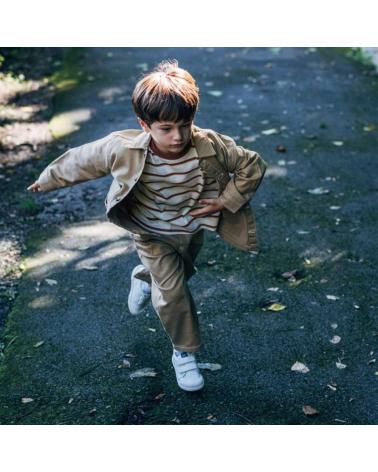 Sportschuhe für Junge IGOR W10325-050 TENNIS JEANS BAREFOOT BLANCO AZUL