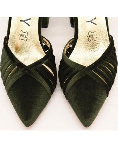 AZAREY ZAPATOS DE TACON EN PARA MUJER VERDE