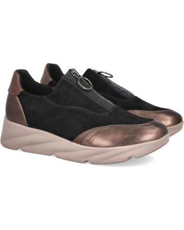 Woman Trainers AZAREY 494H864 ZAPATILLAS DEPORTIVAS NEGRAS CON CIERRE CREMALLERA  NEGRO