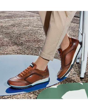 PIKOLINOS CHAUSSURES CAMBIL M5N-6247C1 SPORTIVES À ÉLASTIQUES CUIR MARRON CUERO