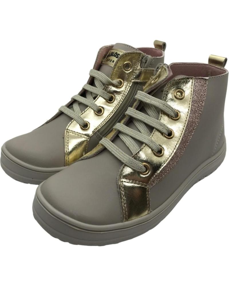 Mid Boots De Niña PABLOSKY BOTA BAREFOOT NINA 436035 PIEDRA