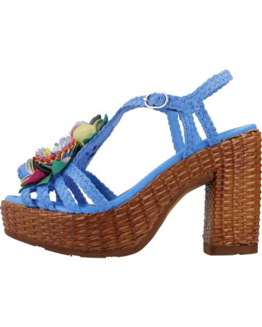 Sandalias PONS QUINTANA  de Mujer SANDALIAS MUJER MODELO CANNES COLOR AZUL  TRENZADO