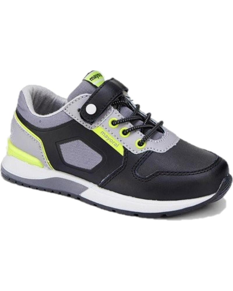 Woman shoes MAYORAL DEPORTIVA TRICOLOR WATER REPELLENT NEGRO