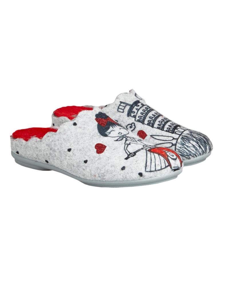 Pantofole VULCA-BICHA  per Donna ZAPATILLA HOME PERLA  PERLA