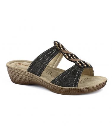 Sandalen INBLU  für Damen ZUECO GL34 NEGRO  NEGRO