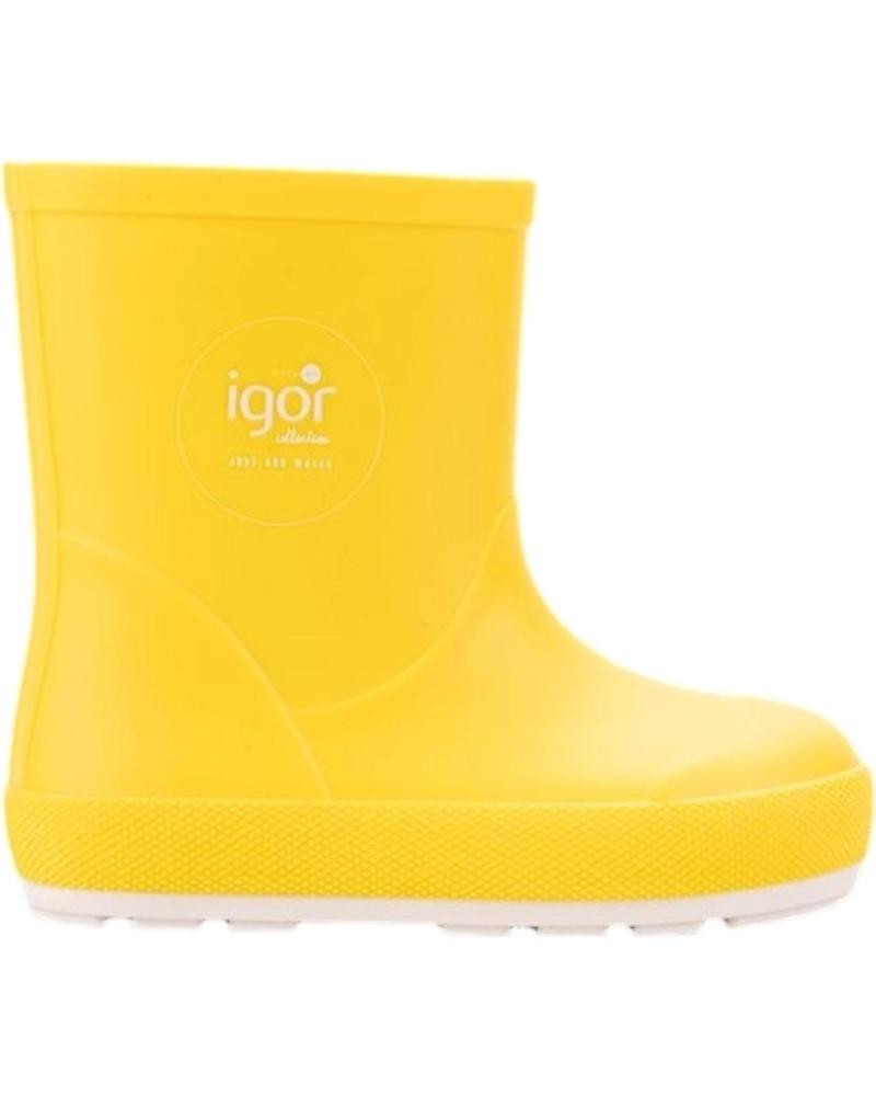 Botas de agua IGOR  pour Femme et Homme BOTAS DE AGUA RESPETUOSAS YOGI  AMARILLO