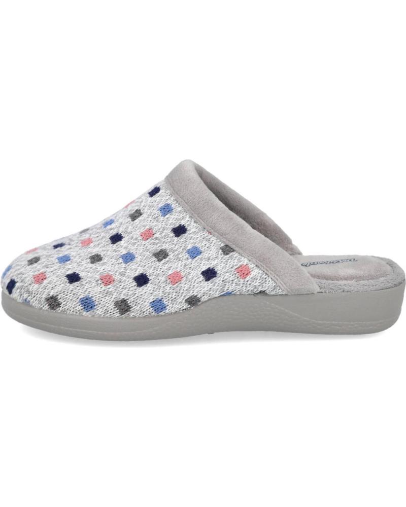 Pantofole DEVALVERDE  per Donna 1159 ZAPATILLAS DE CASA PARA MUJER  GRIS