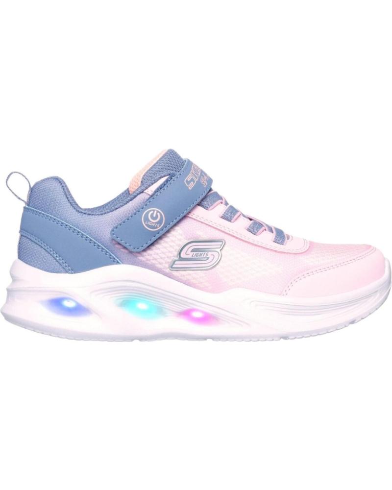 Deportivas SKECHERS de Niña DEPORTIVAS CON LUCES PARA NINOS COMBI ROSA Deportivas SKECHERS de Niña DEPORTIVAS CON LUCES PARA NINOS COMBI ROSA