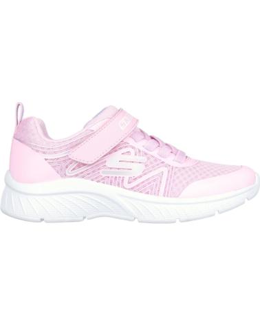 Esportes  SKECHERS  de Menina DEPORTIVAS MICROSPEC PLUS VELCRO  ROSA