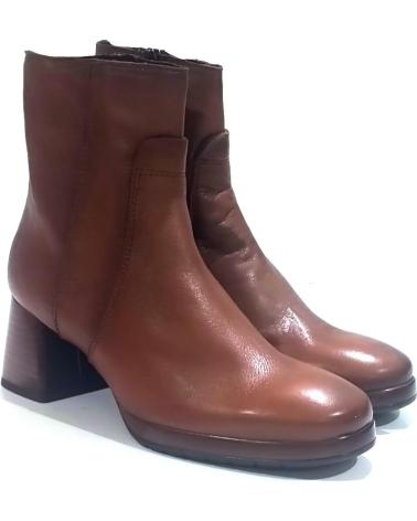 Botines DCHICAS  de Mujer BOTIN CASUAL DE PIEL CON TACON  CUERO