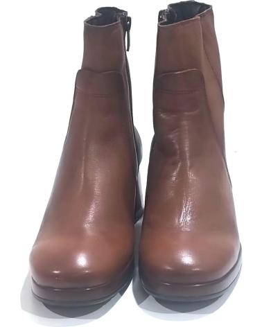 Botines DCHICAS  de Mujer BOTIN CASUAL DE PIEL CON TACON  CUERO