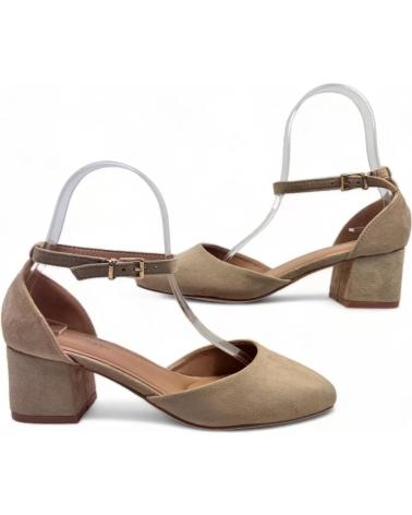 Sandales TIMBOS  pour Femme SANDALIA TACON VESTIR DE MUJER 130659  BEIGE