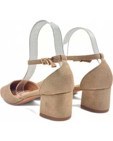 Sandales TIMBOS  pour Femme SANDALIA TACON VESTIR DE MUJER 130659  BEIGE