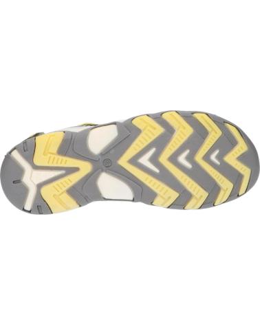 Sandales pour Garçon KICKERS 558542-30 KAWA 102 MARINE JAUNE