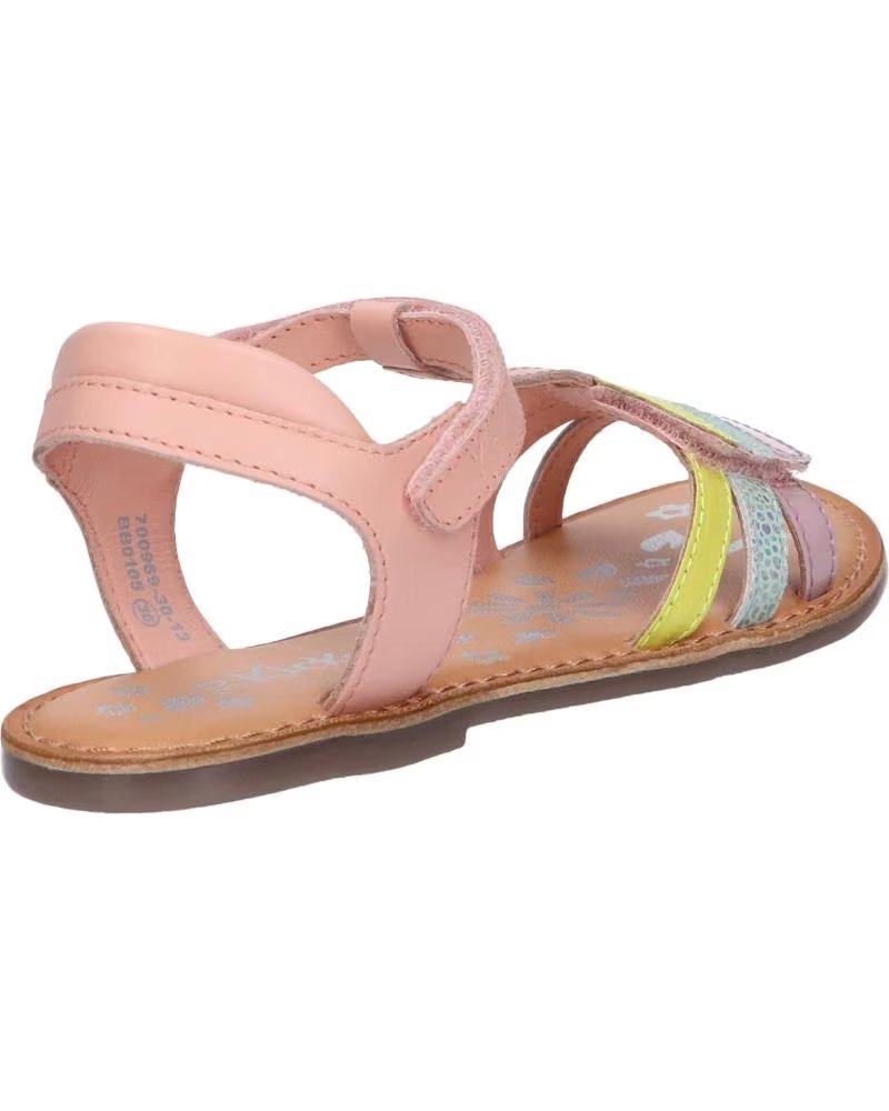 Sandalias Kickers Odyssa Para Mujer Y Niña - Cuero, Cierre De Velcro, Anchura Medium