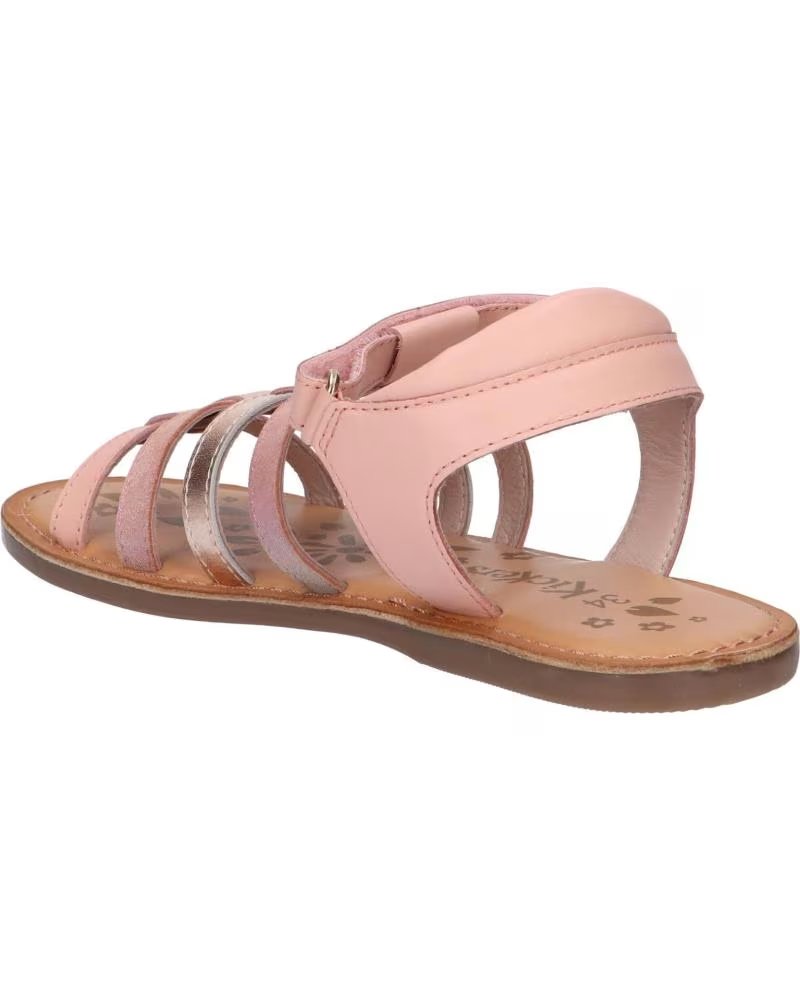 Sandales Bébé Fille KICKERS KRATE E6974 - Blanc/argent, Pointure 00000 EU, Neuves Avec Emballage