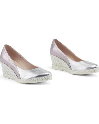 Zapatos JOSE SAENZ SHOES  de Mujer 6029-BM-PLALA  SALóN YAMILA - PIEL BOGOTA METAL PLATA-LAVANDA