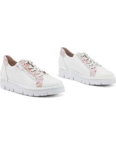 Chaussures JOSE SAENZ SHOES  pour Femme 2001-BG-D-BLANU  ZAPATO IRENE - PIEL BOGOTA Y DAMA BLANCO-NUDE